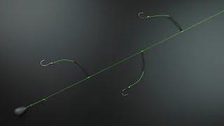 How to Tie No Tangle 3 Hooks on Fishing Line!