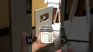 Is our silver play button real silver? part 1