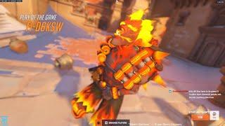 What a level 100 junkrat looks like - AQUAMARINE JUNKRAT GAMEPLAY OVERWATCH 2 SEASON 10 TOP 500