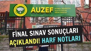 Auzef Güz Dönemi Final Sınav Sonuçları AÇIKLANDI! Ders Geçme, Kalma Hesaplaması Nasıl Yapılır?