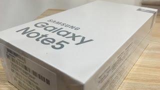 Samsung Galaxy Note 5 quick unboxing - Mahesh Telecom