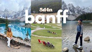 CANADA TRAVEL VLOG | Exploring Banff National Park, Lake Louise, Moraine Lake, Canmore, gondola