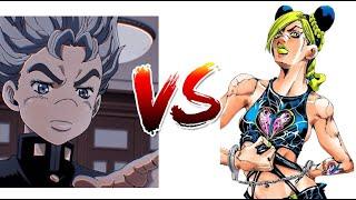 Rinha de filhos do Jotaro - Koichi vs Jolyne - JoJo's Bizarre Adventure