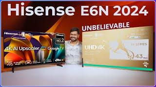 Hisense E6N 2024 Edition 43" 4K Google TV | Dolby Vision Atmos, Apple Airplay! 