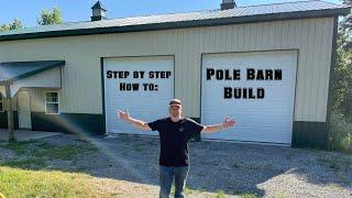Step by step process of having our dream pole barn built.  #polebarn