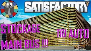 SATISFACTORY [FR] - Stockage centralisé, système de tri automatique et MAIN BUS – S2E07