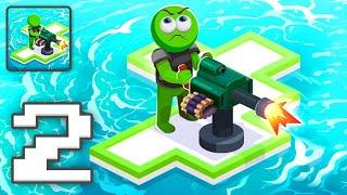 War of Rafts: Crazy Sea Battle - Gameplay Walkthrough Part 2 - Casual Games To Play (iOS, Android)