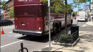 MBTA Red Line Shuttle buses - MCI, Prevost, Van Hool, and More!