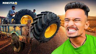 Finally Monster Tire Laga Diye️||Guru Veer Vlogs