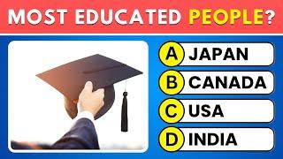 Can You Pass This Geography Test?  Take This 50-Question Quiz Trivia! 