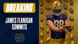  Four-star TE James Flanigan commits to Notre Dame football