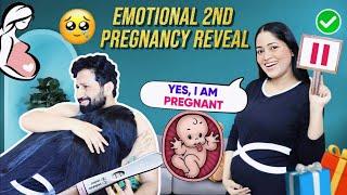 Goodnews Finally I'm Pregnant  He Cried  Very Emotional Pregnancy Reveal 2nd Baby Is Coming Soon 