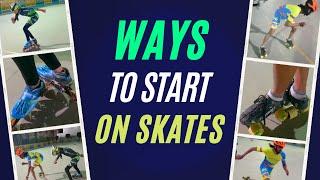 Fastest Way to Start on Skates | Step 1 | What is The Best Starting Position on Skates