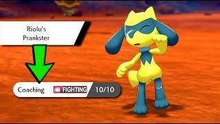 COACHING Prankster Riolu!