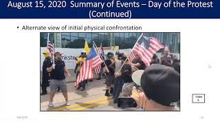 Police discuss newly released video clips of Proud Boys rally in Kalamazoo