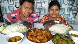 mutton Paya curry and rice eating show,, Ritu food house