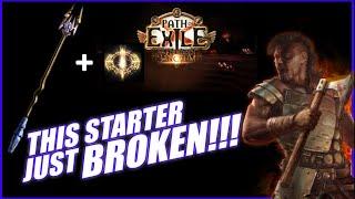 BERSERKER + SMITE + STAFF [ POE3.20 LEAGUE STARTER ] day 1 of my league start with staffserker smite