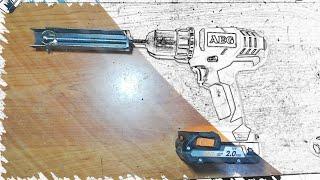 Matkap ile Çivi Sökme Aparatı Yapımı ( DIY Drill Nail Puller )