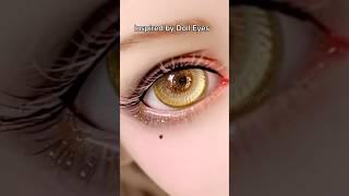 Doll Contact Lenses #sweetycon #uniqso #bjd #doll #makeup tutorial #cosplay #contactlenses #shorts