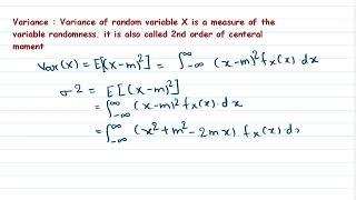 unit 1 | digital communication | mean and variance I  mean variance of random variable