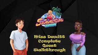 Summertime Saga v 0.15.30 || Miss Dewitt Complete Quest Walkthrough || 18+