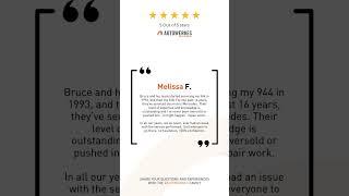 Melissa F. shares her long-term trust in Autowerkes. With 16 years of excellent service for her ...
