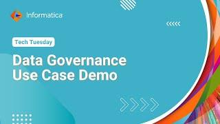 Data Governance Use Case Demo