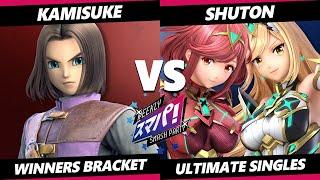 Sumapa 143 - Kamisuke (Hero) Vs. Shuton (Pyra Mythra) Smash Ultimate - SSBU