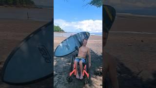 Adaptive Surfing in Costa Rica #surfing #adaptiveathlete #disability #disabled #wheelchair