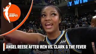 'I'M A DOG!'  - Angel Reese on career-high night in win vs. Caitlin Clark & Fever  | WNBA on ESPN