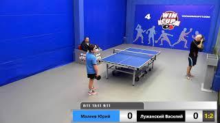 Малеев Юрий 1-3 Лужанский Василий  Зал 4 WinCup Турнир Юг-1 Прямой эфир 26.01.2020