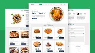 Complete Responsive Food / Restaurant Website Design Using HTML / CSS / JAVASCRIPT - From Scratch