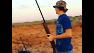 Gun Safety fail, blooper,