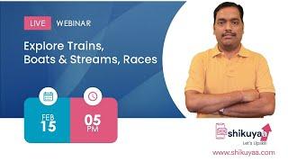 BEST TRICK TO SOLVE Trains, Boats & Streams, Races | Shikuyaa 2021