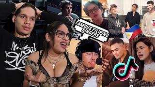 The Land of the Singers for a reason!| Latinos react to Viral Famous Filipino Singing TikToks