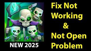How To Fix Clash Of Wizards  App Not Working | Clash Of Wizards   Not Open Problem | PSA 24