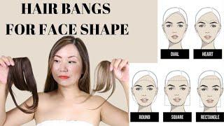 Best Hair bangs (or not) according to YOUR face shape!