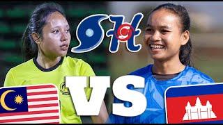 Cambodia Women vs Malaysia Women Football Live Play by Play | AFF Womens Championship | Group 2