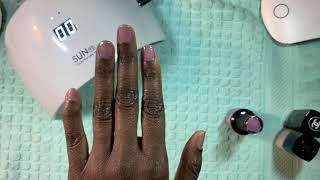 ASMR Using Chanel Gel base/top Coat with Regular Gel Polish