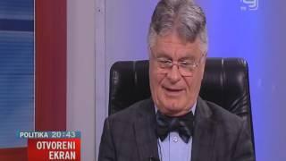 TV KANAL 9, NOVI SAD: OTVORENI EKRAN, 10.03.2016. Dejan Lučić