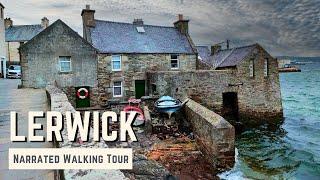 LERWICK, Shetland | 4K Narrated Walking Tour | Let's Walk 2024