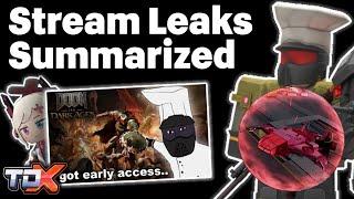 TDX Stream Leaks Summarized (John's Doom Stream)
