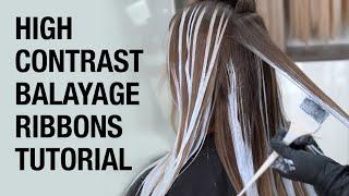 High-Contrast Face-framing Balayage | Dimensional Pale Golden Blonde Hair Tutorial | Kenra Color