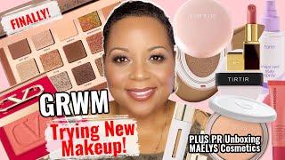 GRWM Trying New Makeup 2024 | TirTir Pink Matte Foundation 35N, I Need a Warm Palette, and MORE!