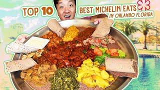 Top 10 BEST Michelin Foods in Orlando Florida | 24 Hours Eating ONLY at Michelin Restaurants