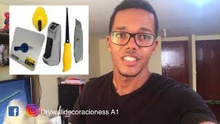 HERRAMIENTAS QUE NECESITAS PARA LA CONSTRUCCIÓN EN DRYWALL‍️/ DRYWALL TOOL