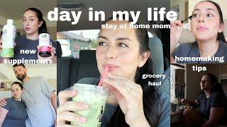 DIML VLOG: baby led weaning, supplement routine, costco grocery haul + skin struggles! (sahm)