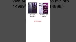 Vivo T4x 5G vs Poco M7 Pro 5G - Who is Best ?