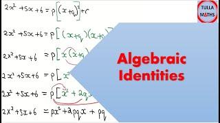 Algebraic Identities (Leaving Cert)