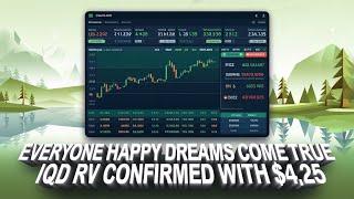 Everyone HappyIraqi Dinar Revaluation Confirmed at $4.25Dreams Come True